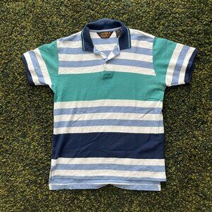 Eddie Bauer Vintage Striped Polo (M)